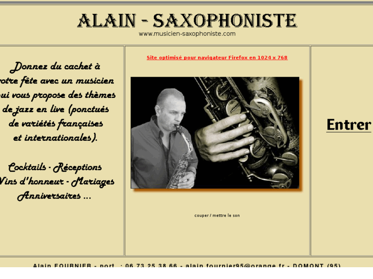 www.musicien-saxophoniste.com