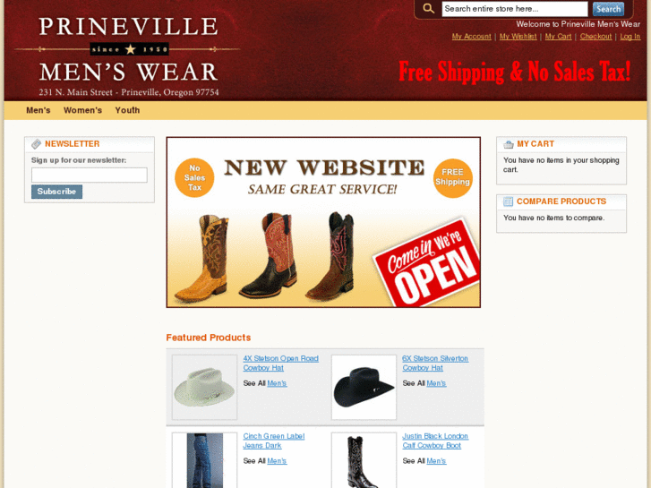 www.prinevillemenswear.com