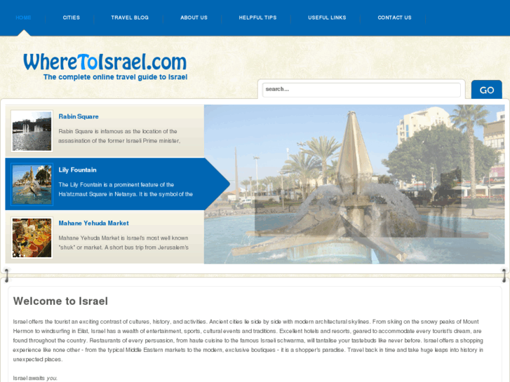 www.wheretoisrael.com