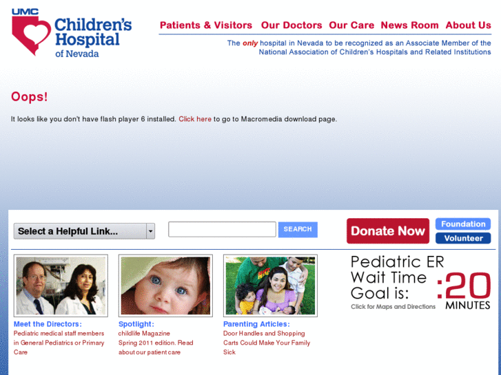 www.childrenshospitalofnevada.com