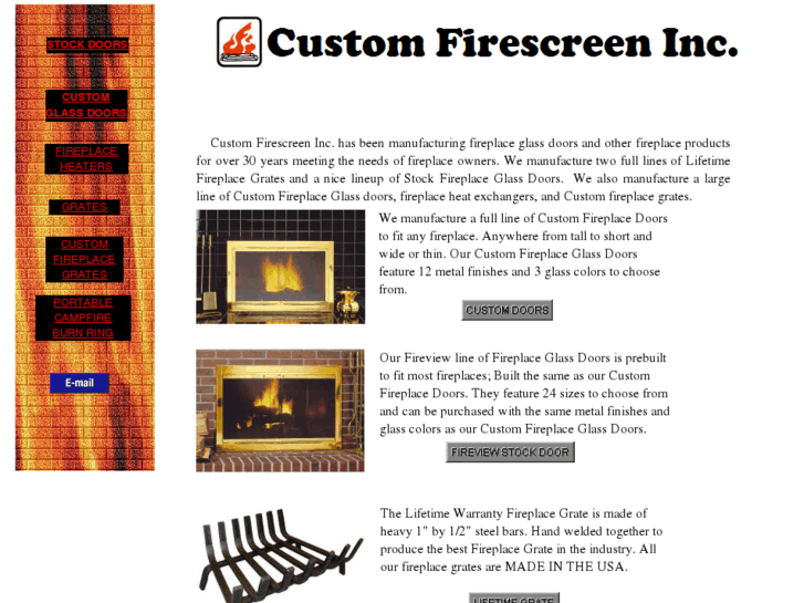 www.customfirescreen.com