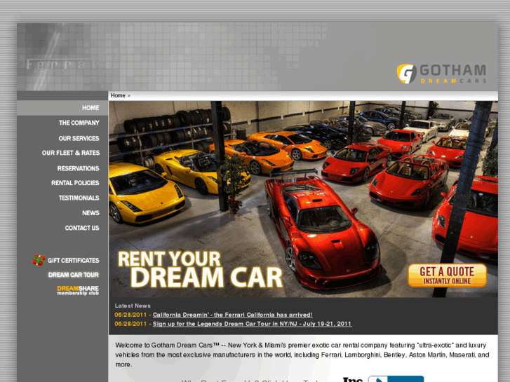 www.gothamdreamcars.com