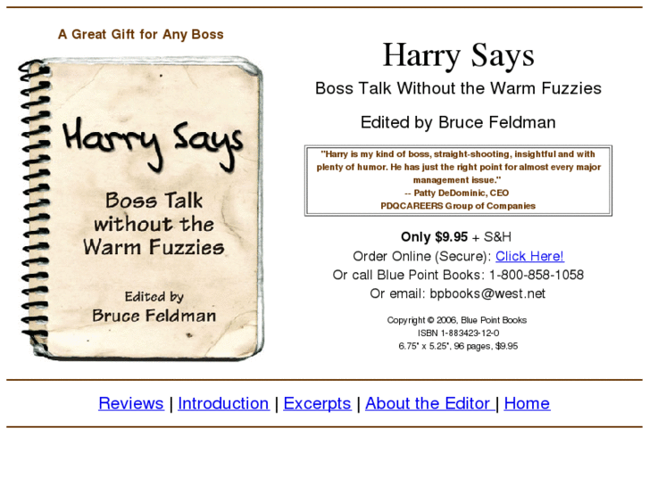 www.harrysays.com