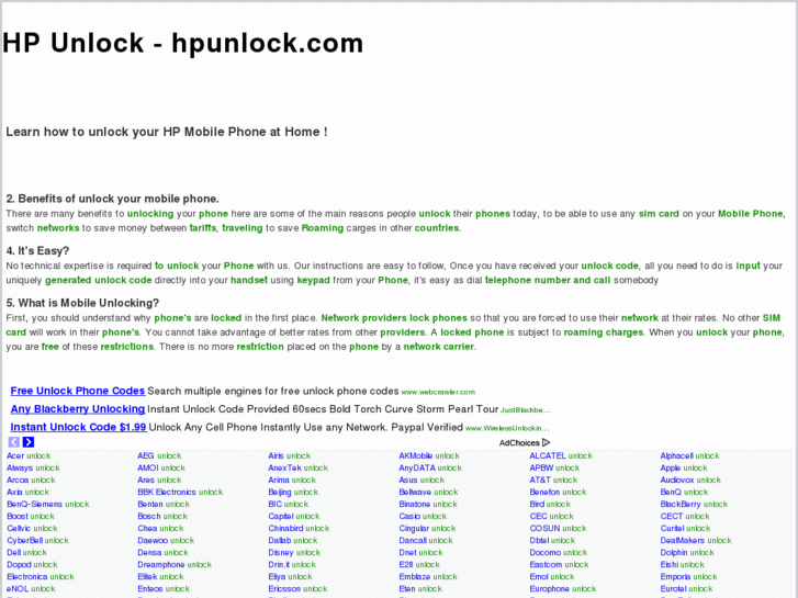 www.hpunlock.com