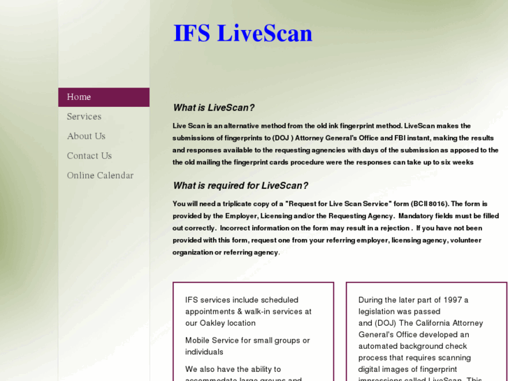 www.ifslivescan.com