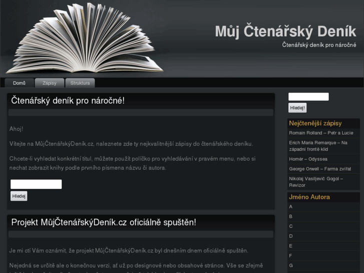 www.mujctenarskydenik.cz