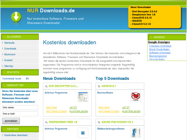 www.nurdownloads.de