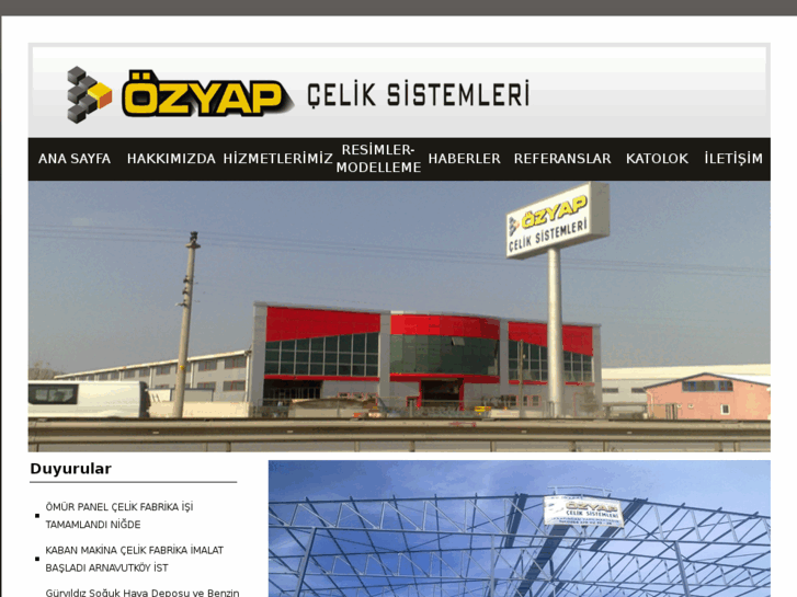 www.ozyapcelik.com