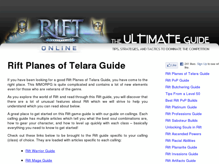 www.riftplanesoftelaraguide.net