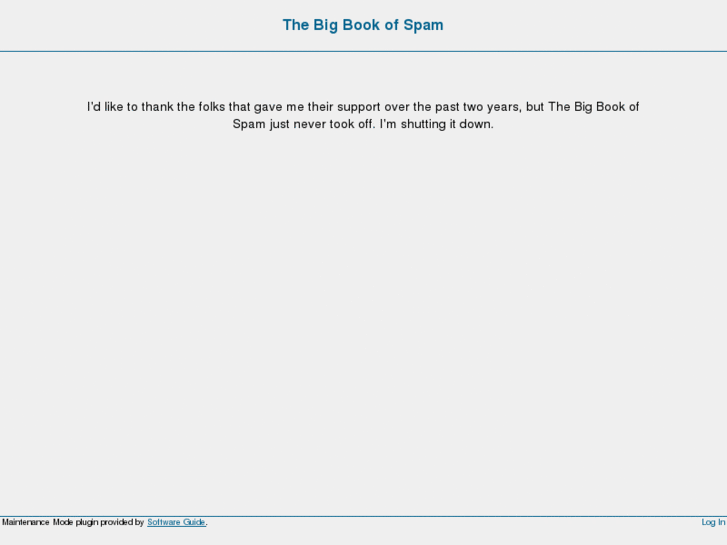 www.thebigbookofspam.com