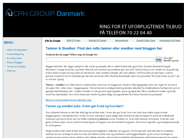 www.toemrer-og-snedker.dk