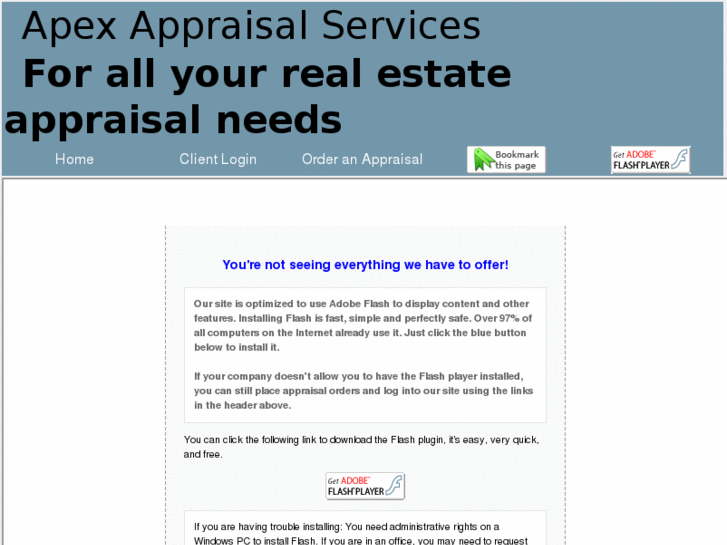 www.apexappraisalservices.com