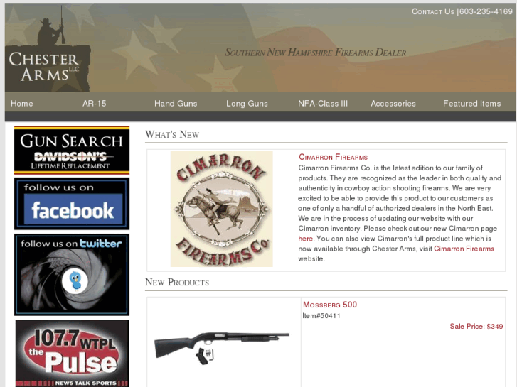 www.chesterarmsllc.com