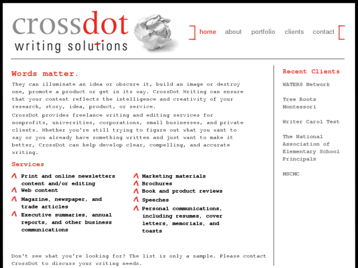 www.crossdotwriting.com