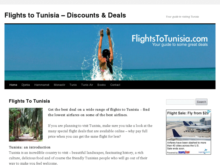 www.flightstotunisia.com