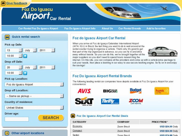 www.fozdoiguacuairportcarrental.com