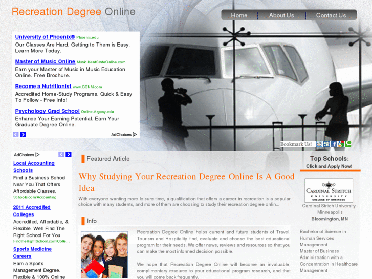 www.recreationdegreeonline.com