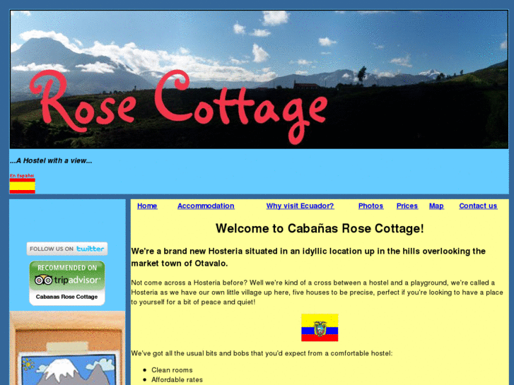 www.rosecottageecuador.com