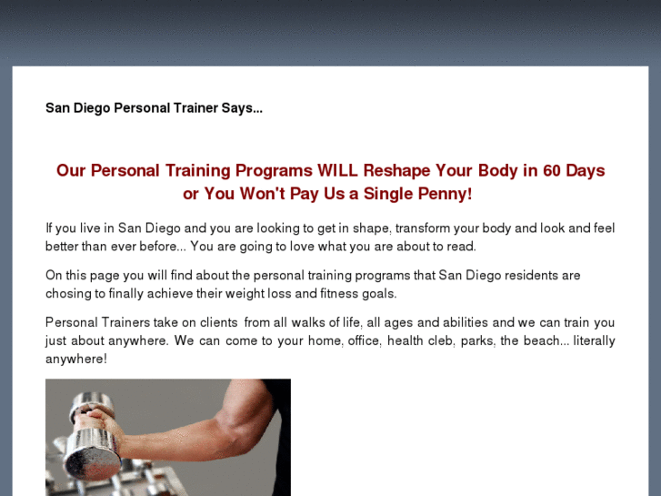 www.sandiegopersonaltrainer.org