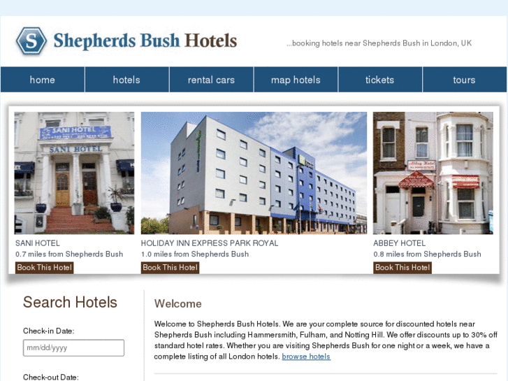 www.shepherdsbushhotels.com