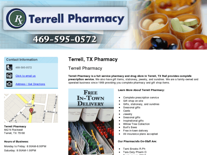 www.terrellpharmacy.com