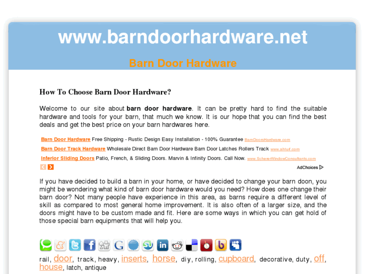 www.barndoorhardware.net