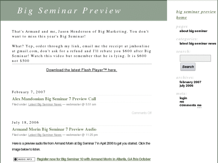 www.bigseminarpreview.net