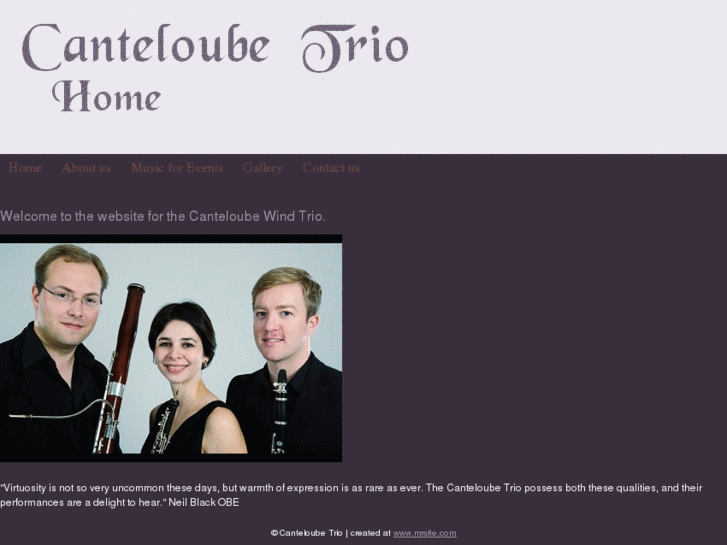 www.canteloubetrio.com