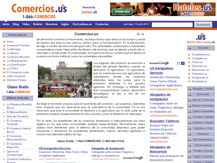 www.comercios.us