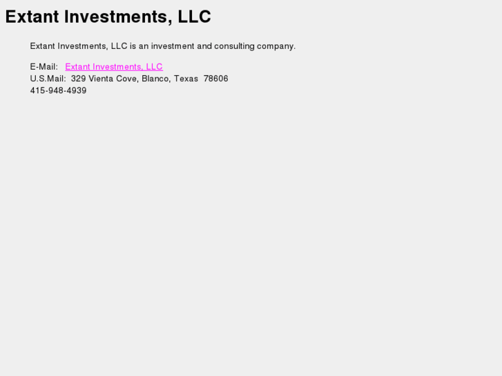 www.extantinvestments.com