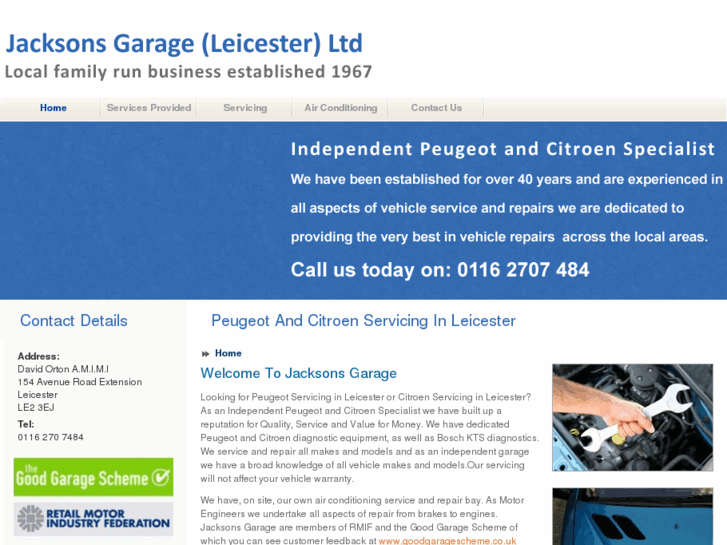 www.garageservicesleicester.com