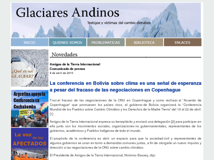 www.glaciaresandinos.org