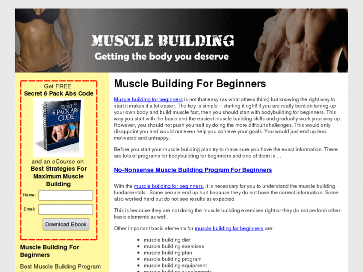 www.musclebuildingforbeginners.com