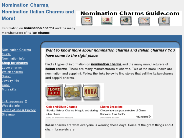 www.nominationcharmsguidecom.com