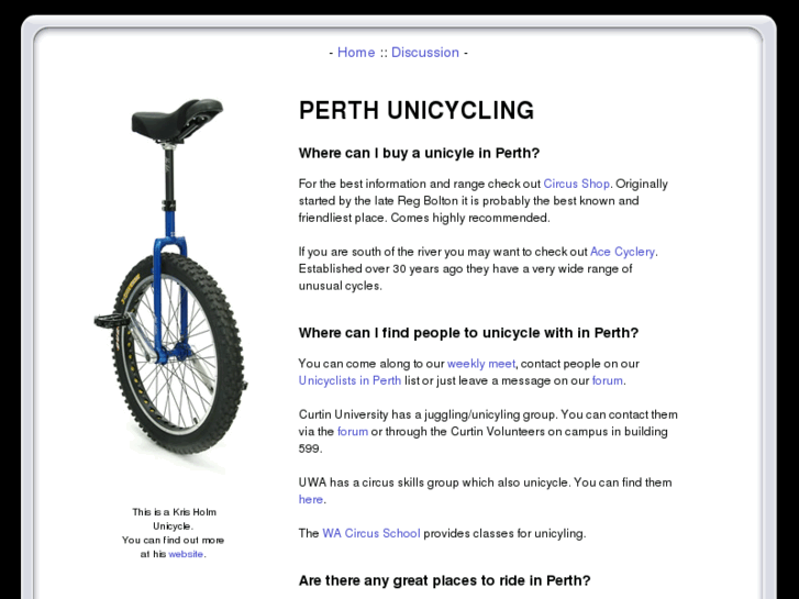 www.perthunicycle.com