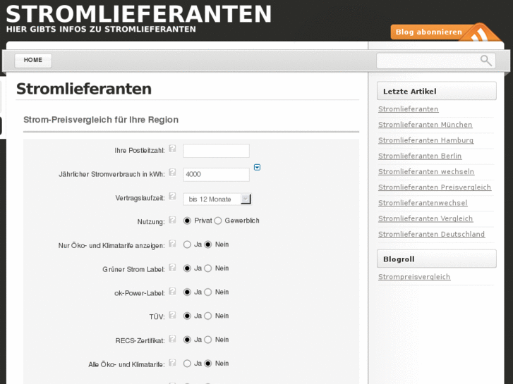 www.stromlieferanten.org