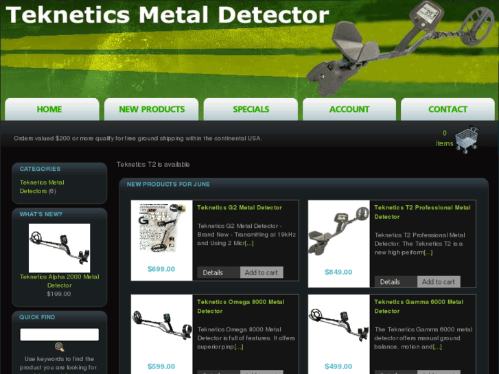 www.tekneticsmetaldetector.net