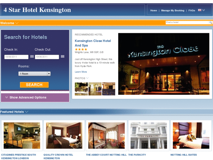 www.4starhotelkensington.com