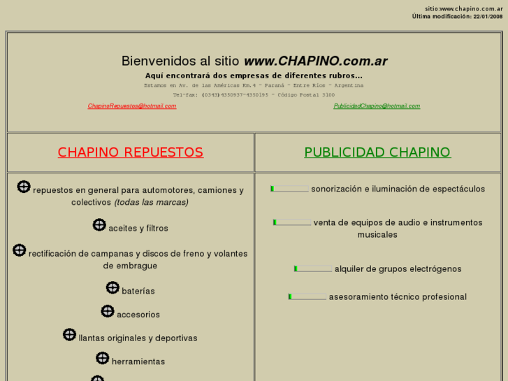 www.chapino.com.ar