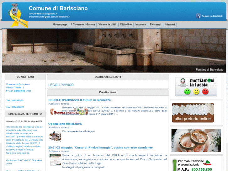 www.comunebarisciano.it