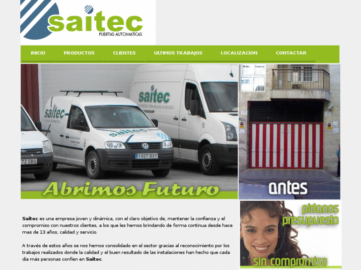 www.saitecpuertasautomaticas.es