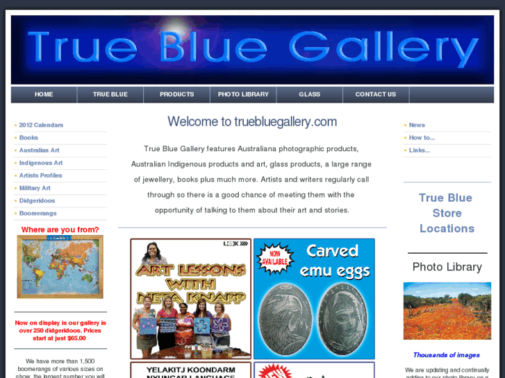 www.truebluegallery.com