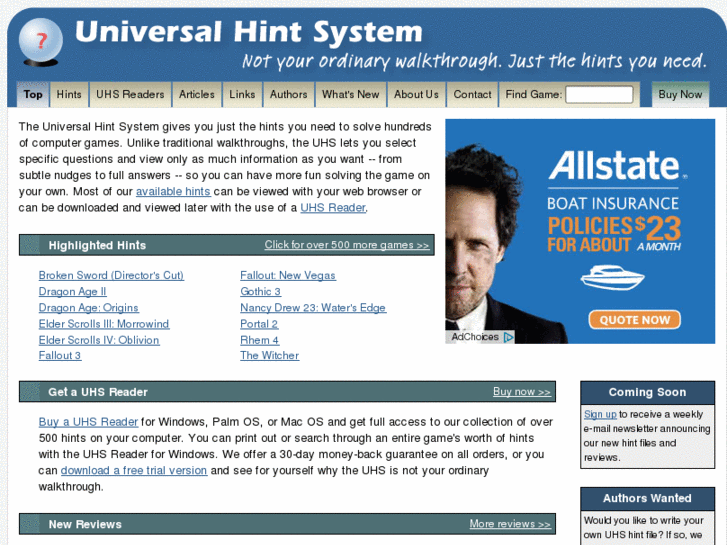 www.universal-hints.com