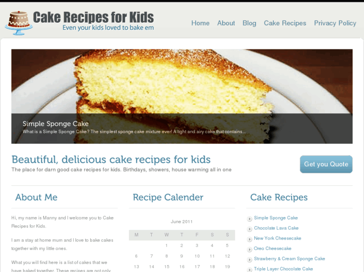 www.cakerecipesforkids.net