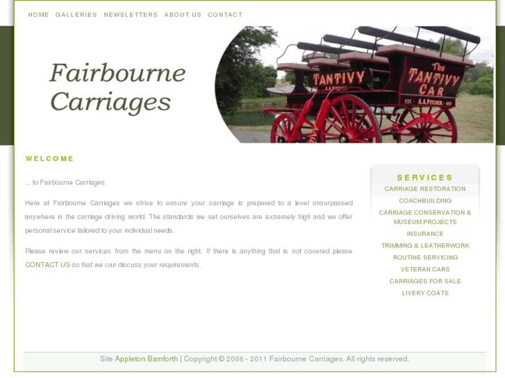 www.fairbournecarriages.com