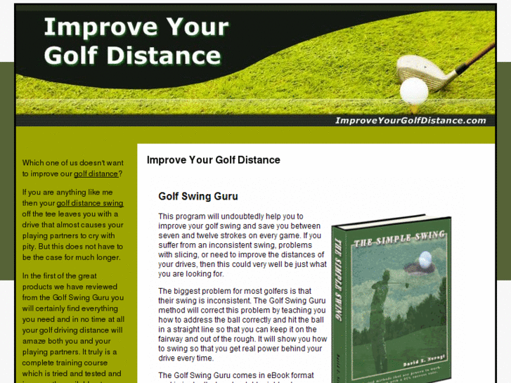 www.improveyourgolfdistance.com