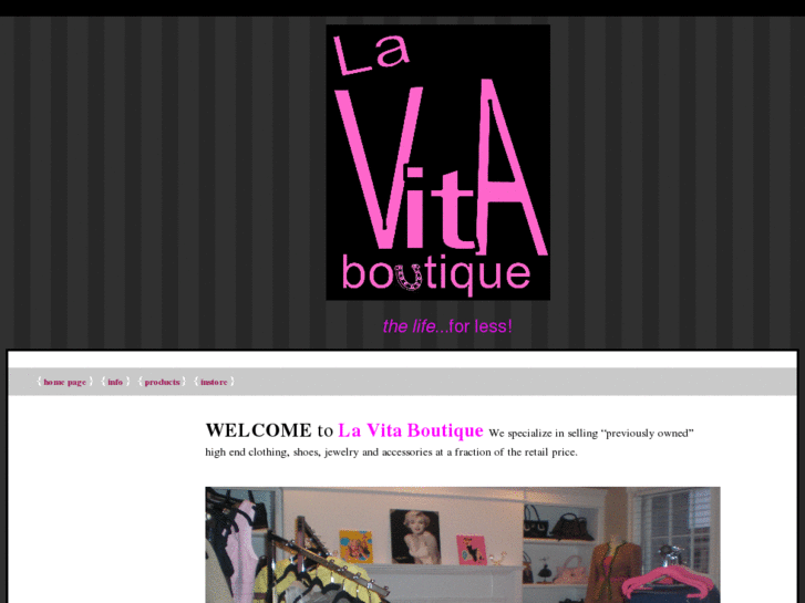 www.lavitaboutique.com