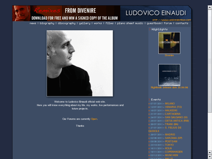 www.ludovicoeinaudi.com