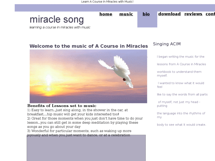 www.miraclesong.org