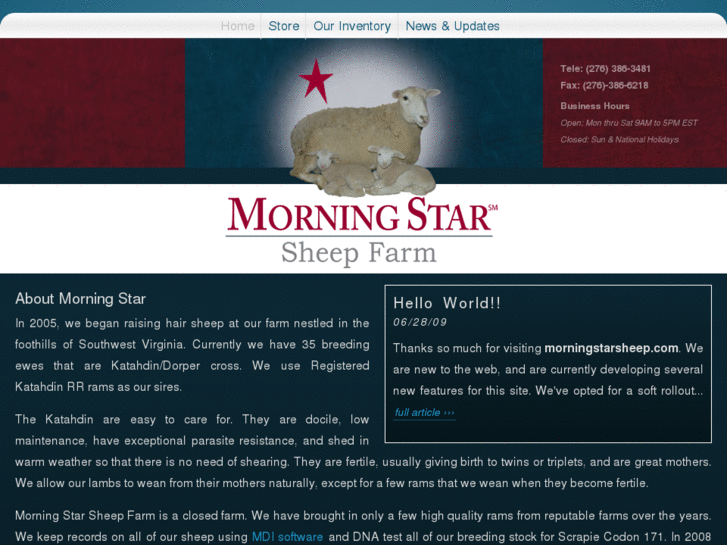 www.morningstarsheep.com